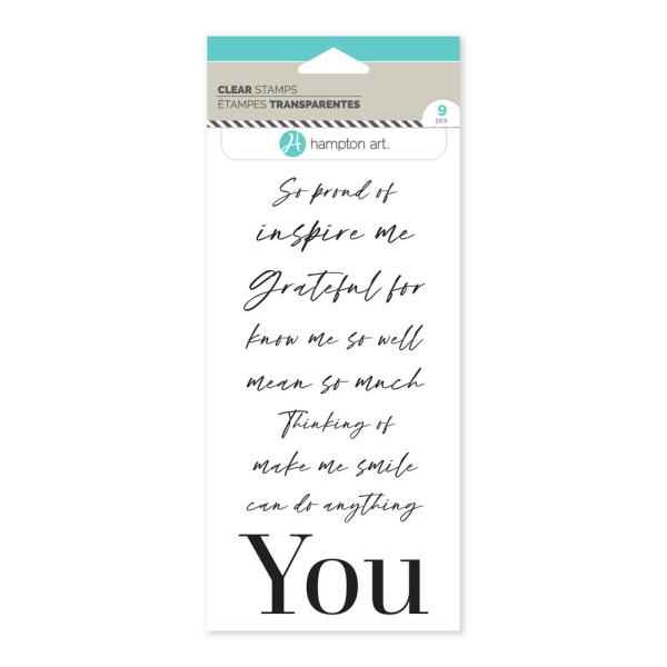 Hampton Art - Stempelset "Inspire Me" Clear Stamps