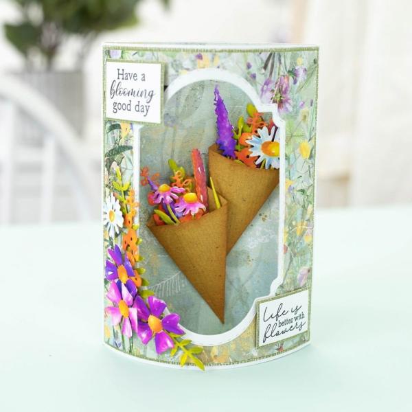 Crafters Companion -Mailbox Flowers - Stanze & Stencil