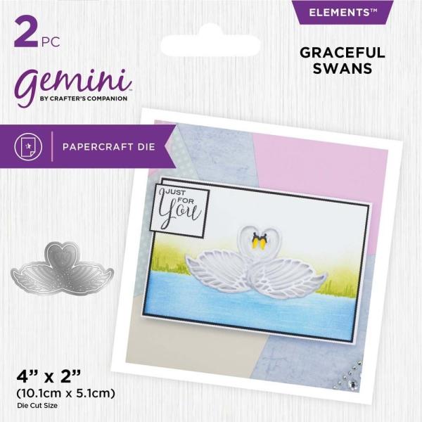 Gemini - Stanzschablone "Graceful Swans" Elements Dies