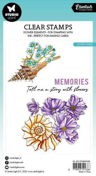 Studio Light - Stempelset "Flower Stories" Clear Stamps