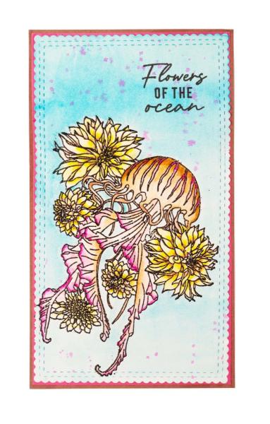 Studio Light - Stempelset "Flower Squid" Clear Stamps