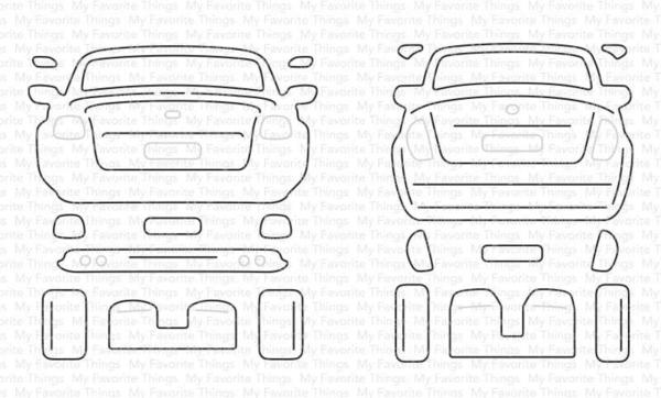 My Favorite Things - Stanzschablone "Rear View" Die-namics
