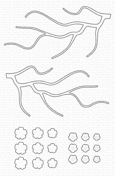 My Favorite Things - Stanzschablone "Cherry Blossoms" Die-namics