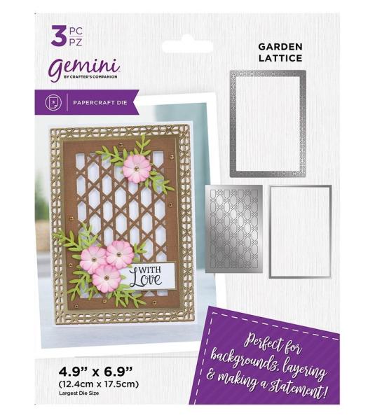 Gemini - Stanzschablone "Garden Lattice" Create-a-Card Dies