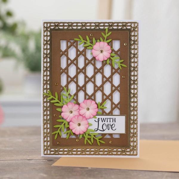 Gemini - Stanzschablone "Garden Lattice" Create-a-Card Dies