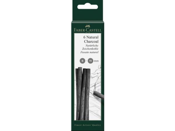 Faber Castell - Zeichenkohlestift "Natural Charcoal Sticks"