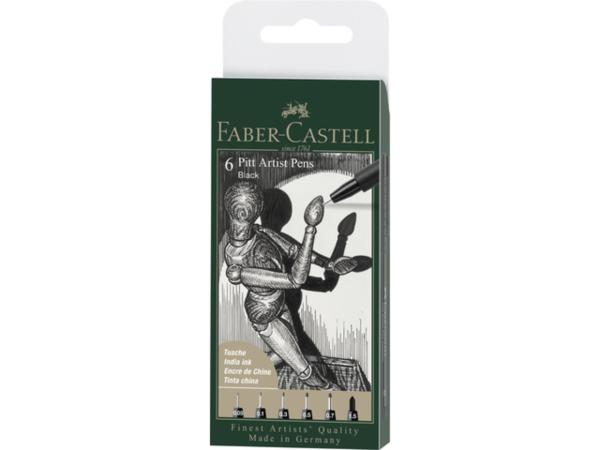 Faber Castell - Pigment-Zeichenstift "Pitt Artist Pens Black" 