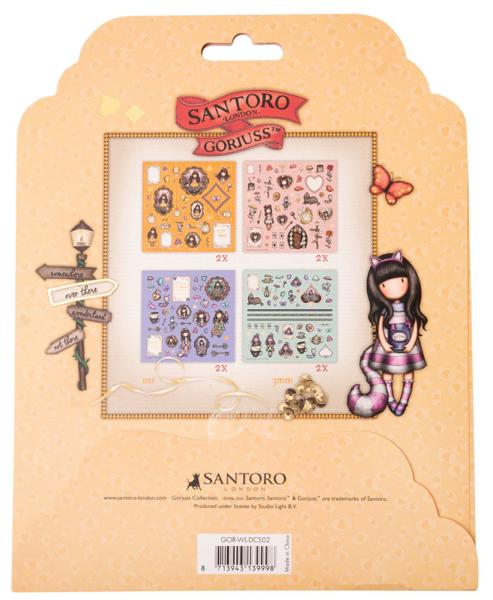 Studio Light Gorjuss - Stanzteile "Wonderland" Embellishment Set