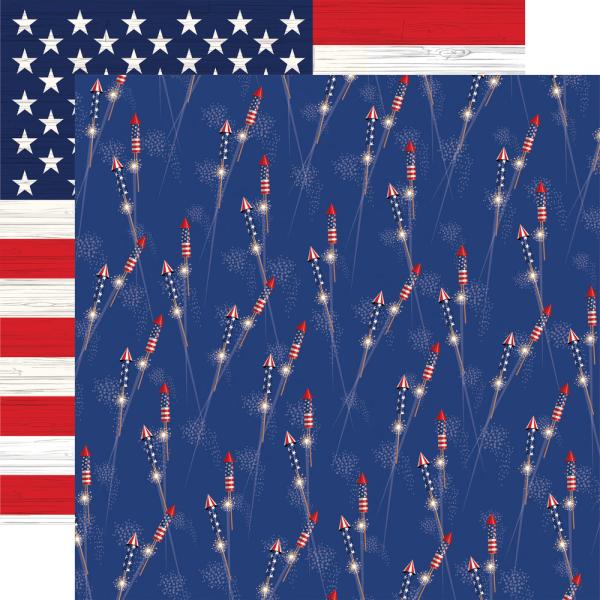 Carta Bella - Designpapier "Fourth Of July" Paper Pad 6x6 Inch - 24 Bogen