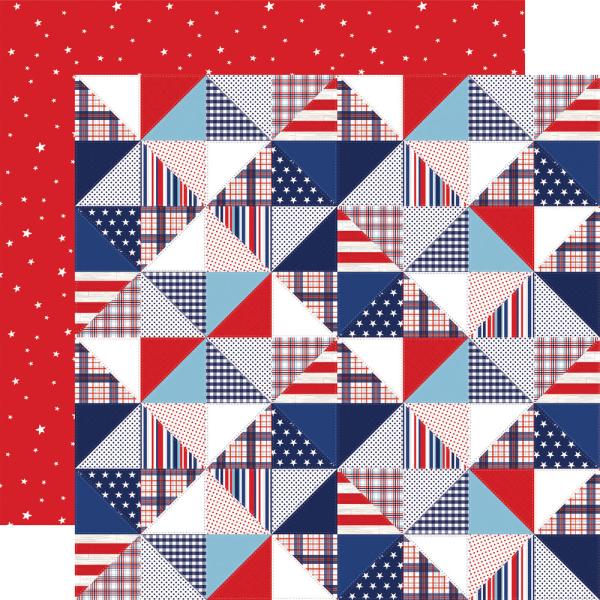 Carta Bella - Designpapier "Fourth Of July" Paper Pad 6x6 Inch - 24 Bogen