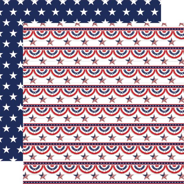 Carta Bella - Designpapier "Fourth Of July" Paper Pad 6x6 Inch - 24 Bogen