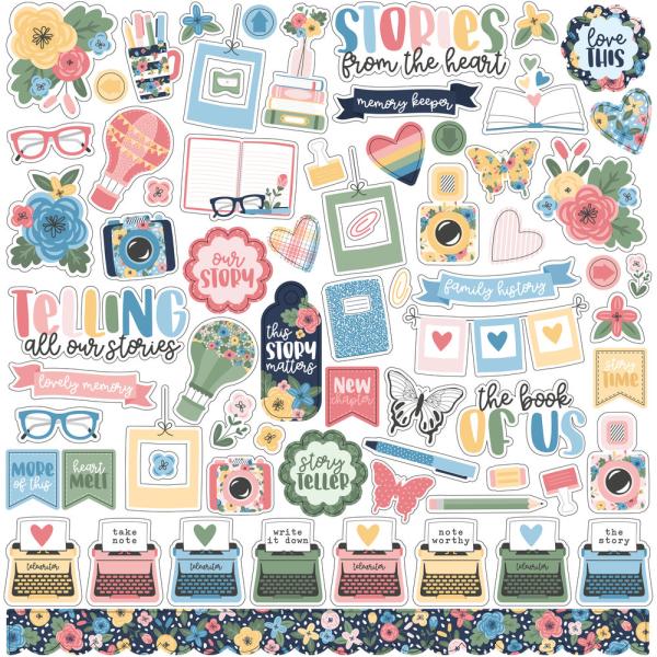 Echo Park - Designpapier "Our Story Matters" Collection Kit 12x12 Inch - 12 Bogen