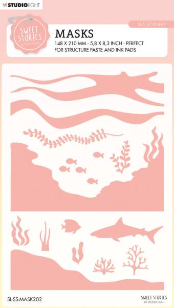 Studio Light - Schablone "Sea Scenery" Stencil  