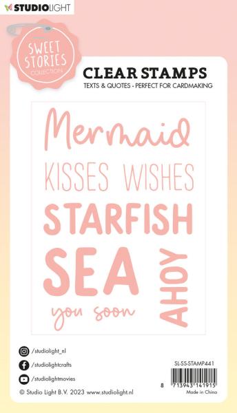 Studio Light - Stempelset "Quotes Large Mermaid Kisses" Clear Stamps