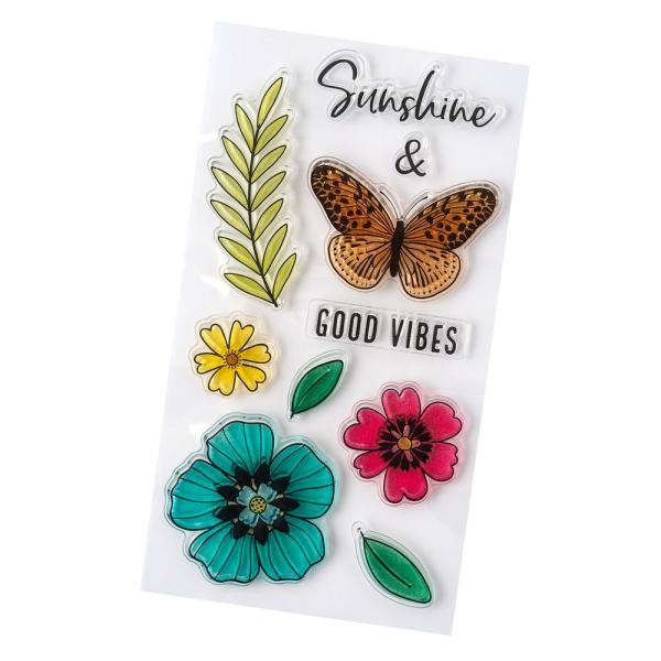 American Crafts - Stempelset "Good Vibes" Clear Stamps