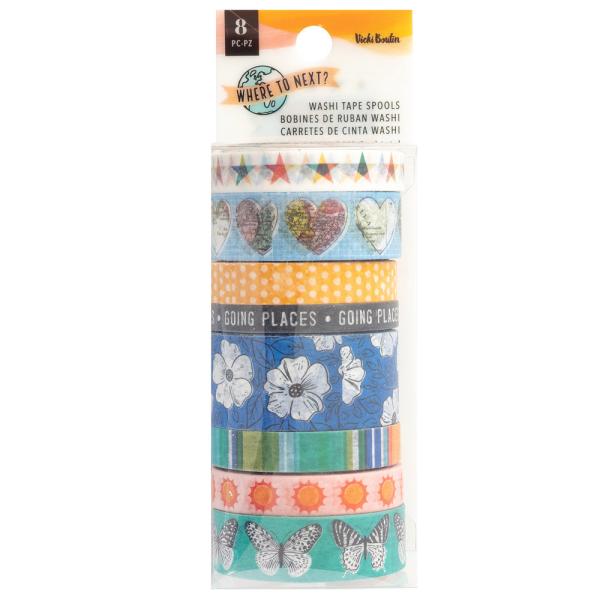 American Crafts - Decorative Tape "Where To Next" Washi Tape