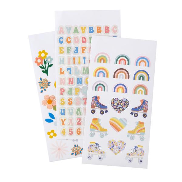 American Crafts - Aufkleber "Flower Child" Sticker Book