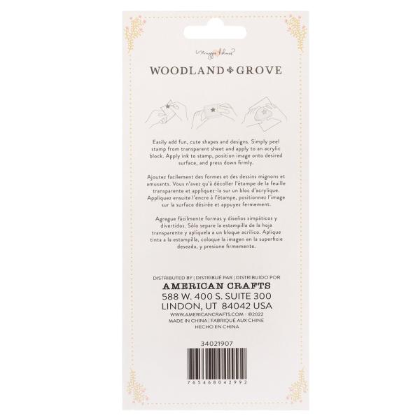 American Crafts - Stempelset "Woodland Grove" Clear Stamps