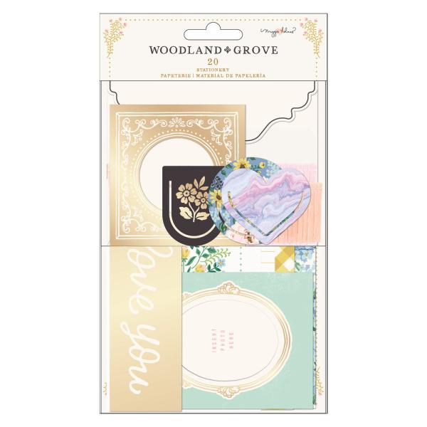 American Crafts - Stanzteile "Woodland Grove" Embellishments