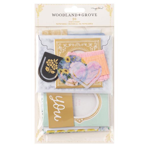 American Crafts - Stanzteile "Woodland Grove" Embellishments