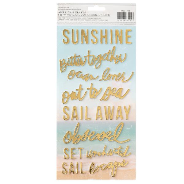 American Crafts - Aufkleber "Sail" Sticker