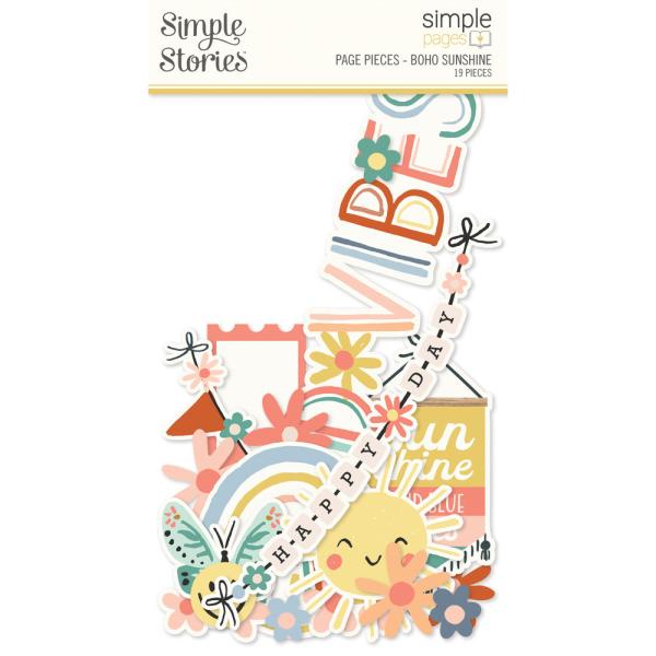 Simple Stories - Stanzteile "Boho Sunshine" Die Cuts