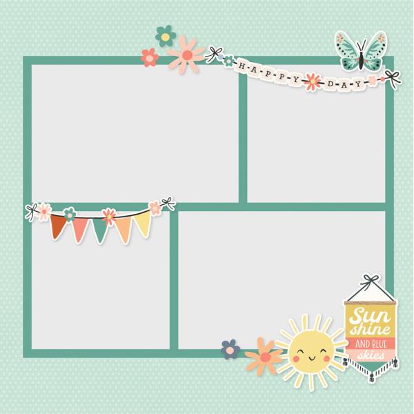 Simple Stories - Stanzteile "Boho Sunshine" Die Cuts