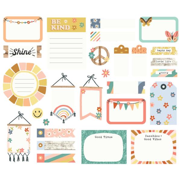 Simple Stories - Stanzteile "Boho Sunshine" Die Cuts