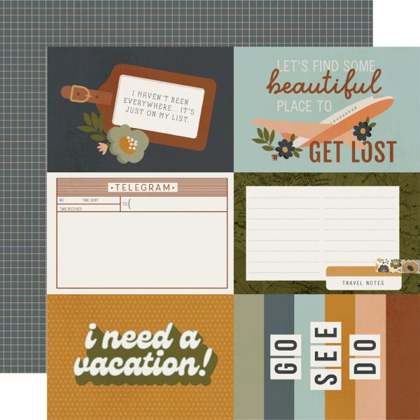 Simple Stories - Collections Kit "Here + There" 12 Bogen Designpapier