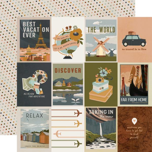 Simple Stories - Collections Kit "Here + There" 12 Bogen Designpapier