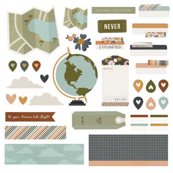 Simple Stories - Cards Kit "Here + There"