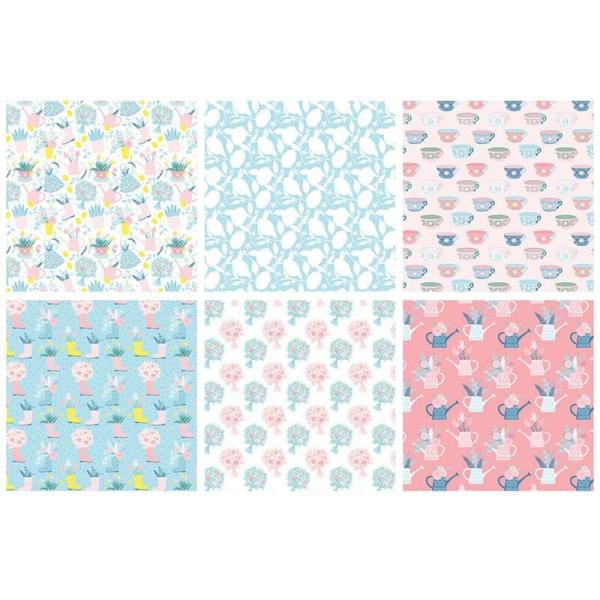 The Paper Boutique - Designpapier "Decorative Papers" Perfect Partners 8x8 Inch - 36