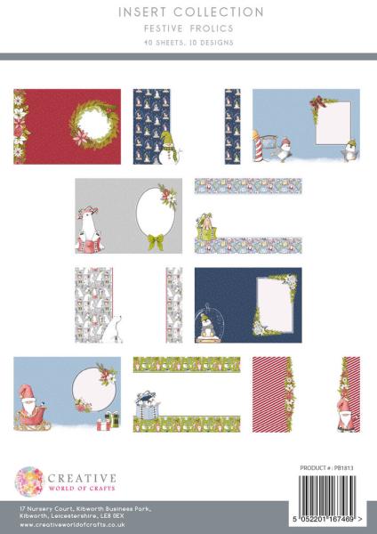 The Paper Boutique - Designpapier "Festive Frolics" Insert Collection A4 - 40 Bogen