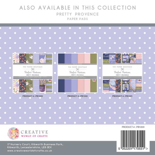 The Paper Boutique - Designpapier "Pretty Provence" Decorative Paper 8x8 Inch - 36 Bogen