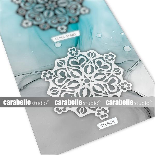 Carabelle Studio - Stempel & Schablone "Doily #2" Art Stamp & Stencil