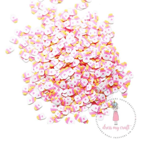 Dress My Craft - Streuteile "Ice Cream Candies" Shaker Slices 8g