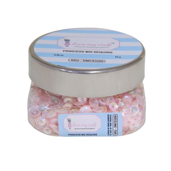 Dress My Craft - Pailetten - Streuteile "Princess" Sequins Mix 25g