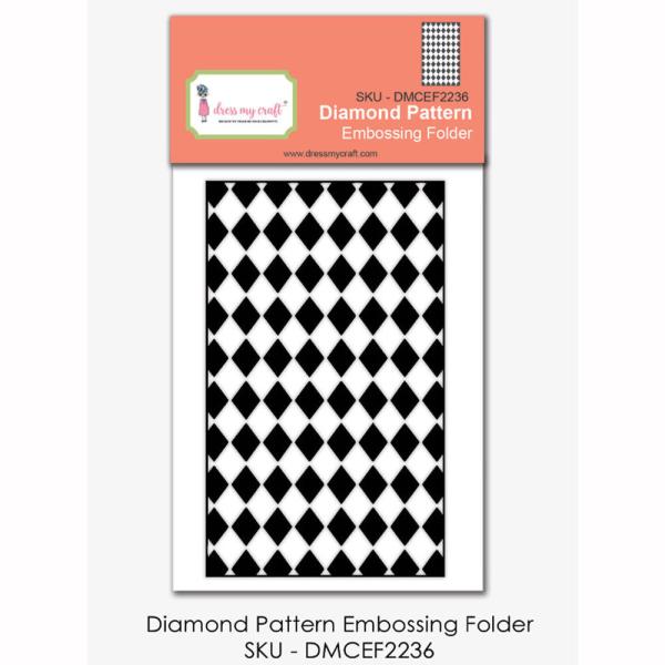 Dress My Craft - Prägefolder "Diamond Pattern" Embossingfolder 