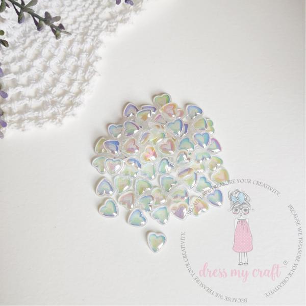 Dress My Craft - Streuteile Wassertropfen "Unicorn Heart" Droplets 8g