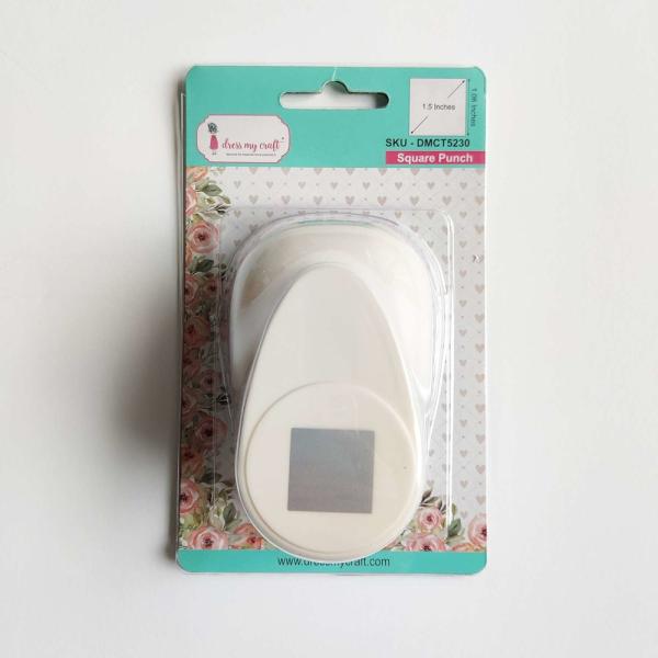 Dress My Craft - Motivstanzer "Square" Punch ø 1,5 Inch