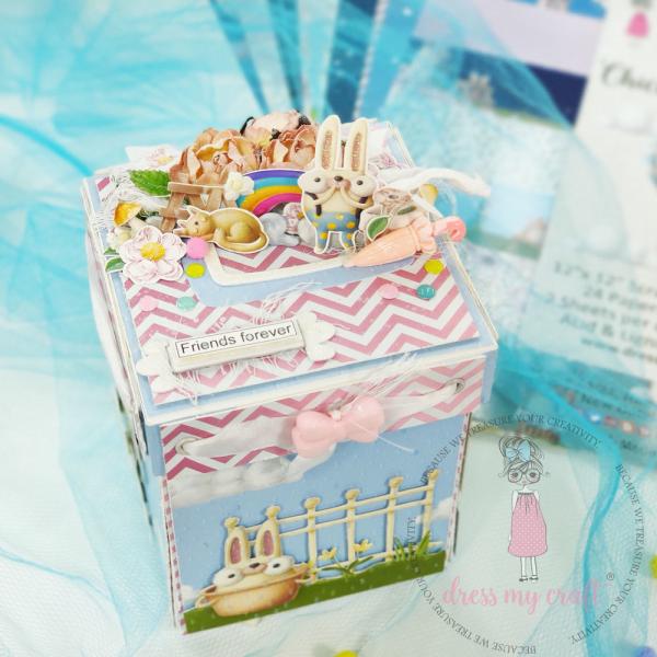 Dress My Craft - Collections Kit "Chickoo & Friends" Paper Pack