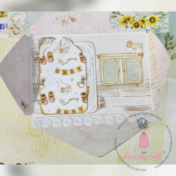 Dress My Craft - Designpapier "Mom To Be" Paper Pack 12x12 Inch - 24 Bogen