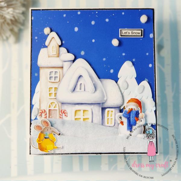 Dress My Craft - Designpapier "Christmas & Jinnie" Paper Pack 12x12 Inch - 24 Bogen