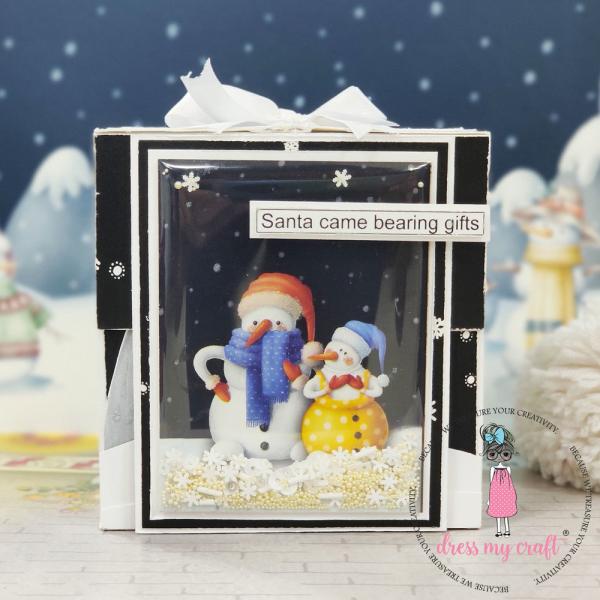 Dress My Craft - Designpapier "Christmas & Jinnie" Paper Pack 6x6 Inch - 24 Bogen