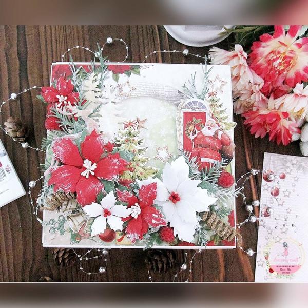 Dress My Craft - Designpapier "Christmas Bells" Paper Pack 6x6 Inch - 24 Bogen