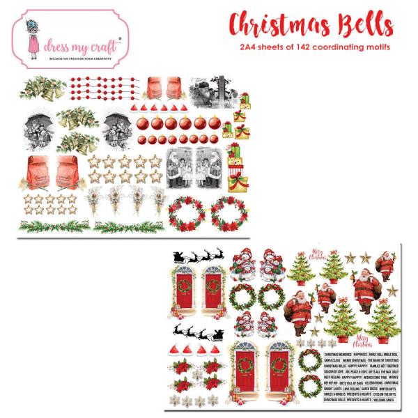 Dress My Craft - Collections Kit "Christams Bells" Paper Pack