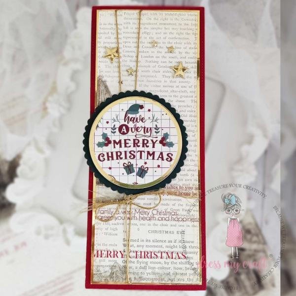 Dress My Craft - Designpapier "Christmas Vibes" Paper Pack 6x6 Inch - 24 Bogen