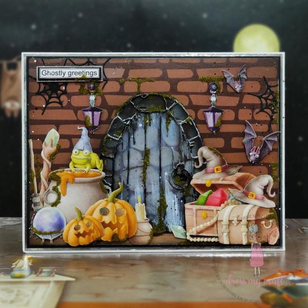 Dress My Craft - Designpapier "Halloween" Paper Pack 6x6 Inch - 24 Bogen