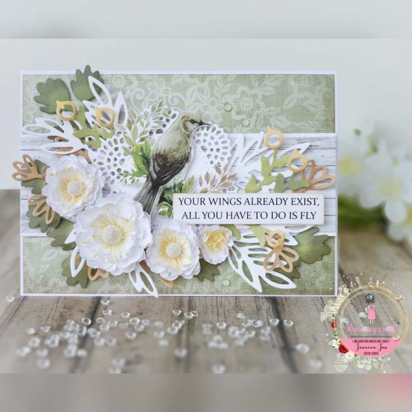 Dress My Craft - Designpapier "Romantic Roses" Paper Pack 12x12 Inch - 24 Bogen