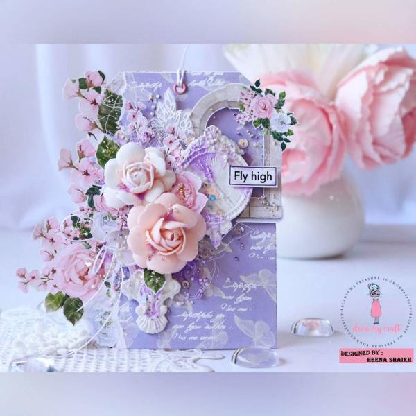 Dress My Craft - Designpapier "Floral Symphony" Paper Pack 12x12 Inch - 24 Bogen